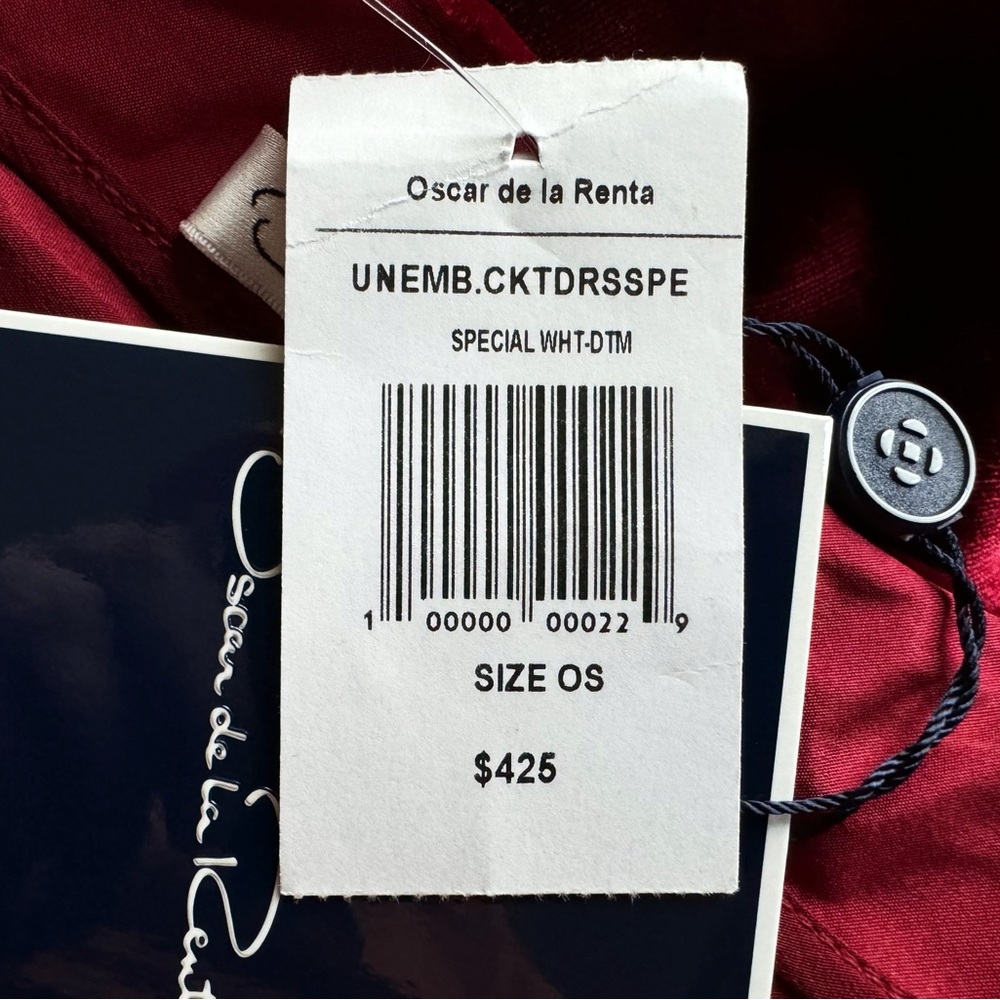 NWT Oscar de la Renta Velvet Dress - Picture 12 of 12